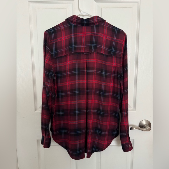 American Eagle Outfitters Boyfriend Fit Flannel Shirt - Picture 2 of 3
